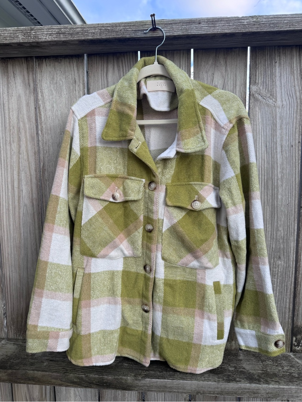 Blank NYC Women’s Plaid Shacket / XL